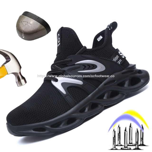 Zapatos de seguridad antideslizantes para hombre XC, fábrica de calzado