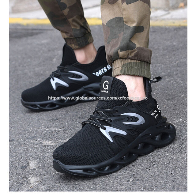 Zapatos de seguridad antideslizantes para hombre XC, fábrica de calzado