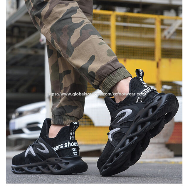 Zapatos de seguridad antideslizantes para hombre XC, fábrica de calzado
