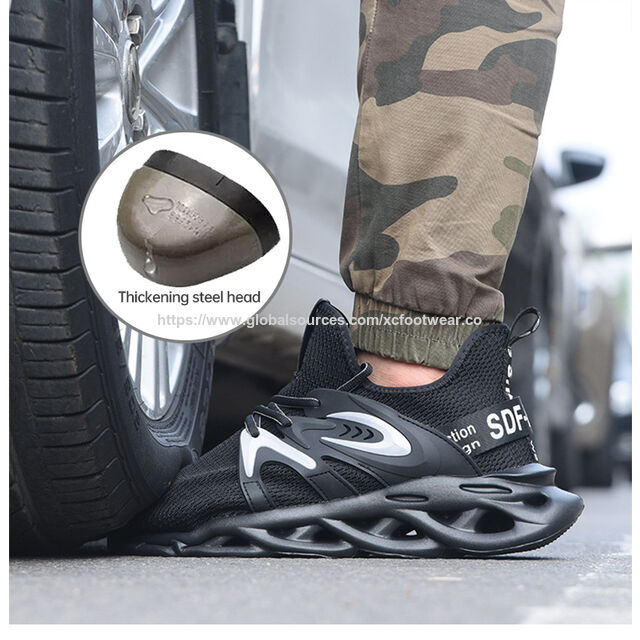 Zapatos de seguridad antideslizantes para hombre XC, fábrica de calzado
