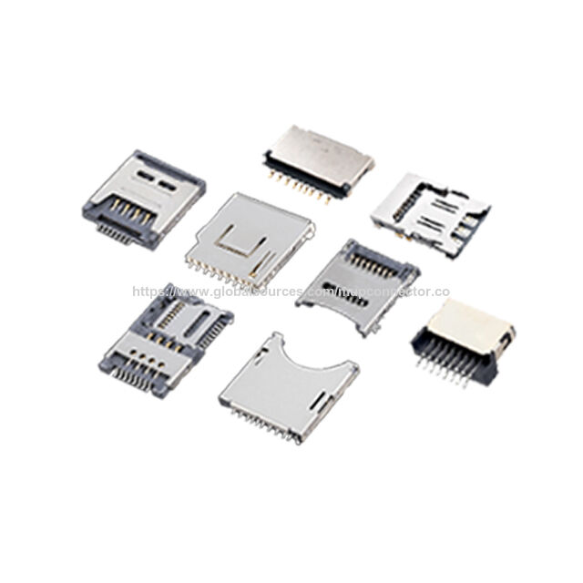 MUP 8-Pin Smartcard-Steckverbinder mit Klingenschalter, DIP-IC-Kartensteckverbinder für POS-Terminals, Verkaufsautomaten, Lesegeräte
