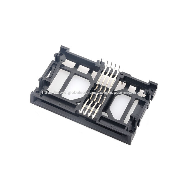 MUP 8-Pin Smartcard-Steckverbinder mit Klingenschalter, DIP-IC-Kartensteckverbinder für POS-Terminals, Verkaufsautomaten, Lesegeräte