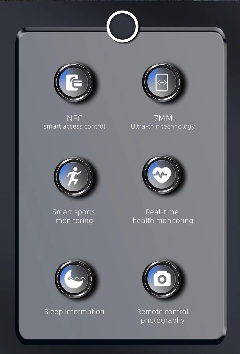 2027 Ip68 Waterproof Smart Ring Android Ios Compatible Health ...