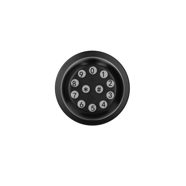 Fechadura de Entrada com Ecrã Tátil e Botão Inteligente Eletrónico em Aço Inoxidável para Portas Interiores de Madeira