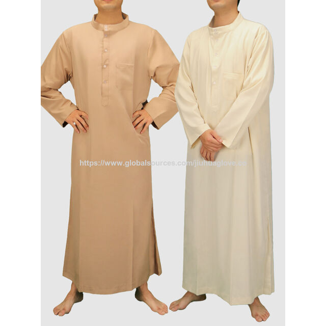 Gewand im Katar-Stil, Arabisch-orientalisches Dubai-Gewand, Arabisches Gewand, Muslimisches Gewand