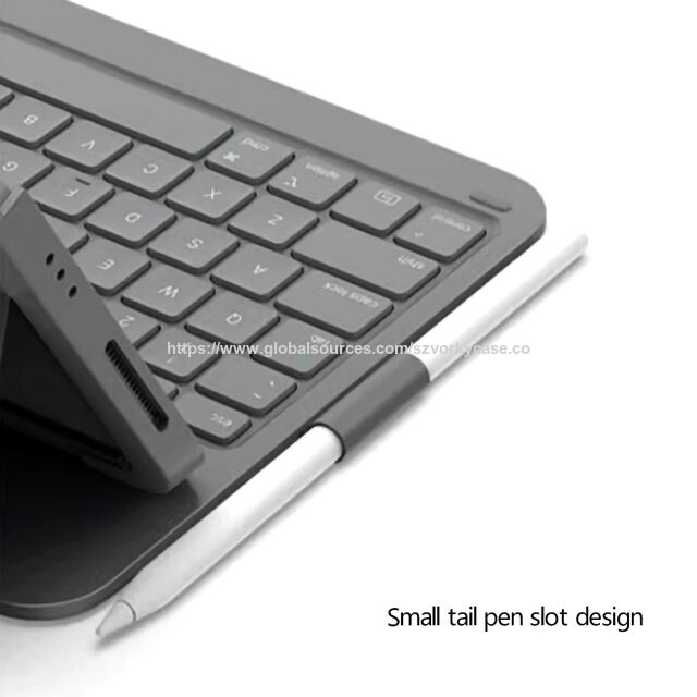 جراب كيبورد بلوتوث صلب ومضاد للصدمات وقابل للفصل مغناطيسيًا لأجهزة iPad مقاس 11/13 بوصة
