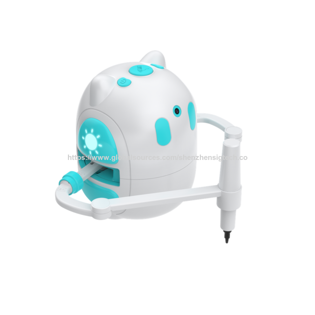 Wholesale kids painting robot to learn drawing and intelligent enlightenment kids drawing robot for painting education kid robot