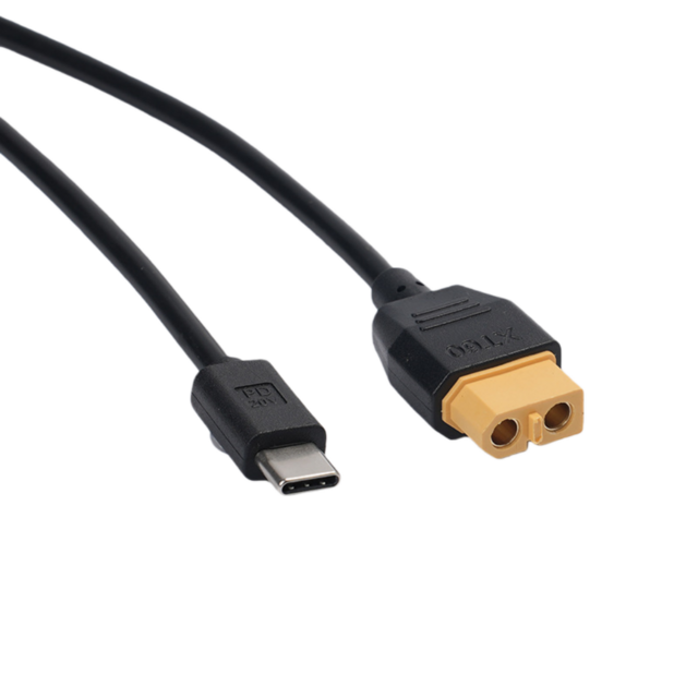 Typ C Stecker auf XT60 Stecker/Buchse Verbindungskabel für Modellflugzeuge, 20V Hochstrom-Verbindungkabel