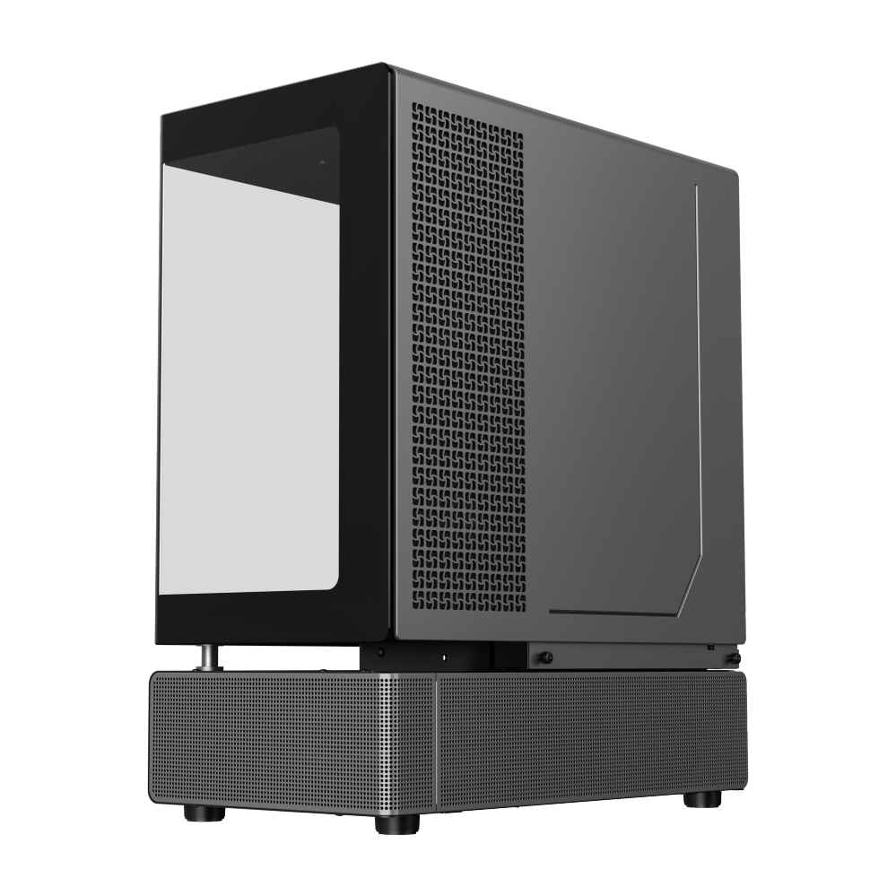 Double Computer Case Gamemax N90 Modular Dual-chamber Pc Case With 512-led Display 270 ...