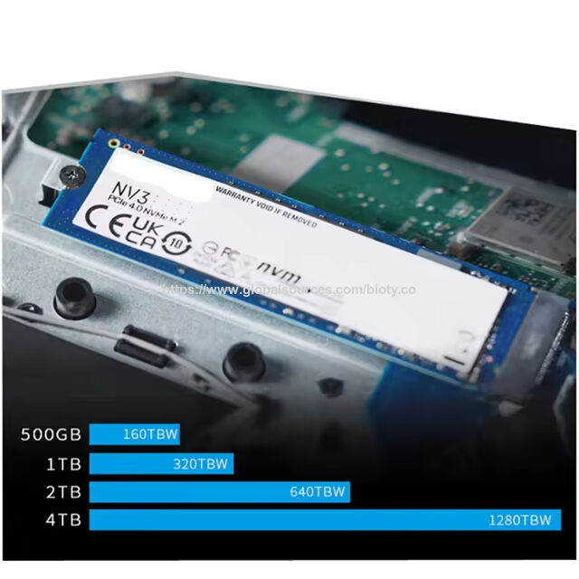 Unidad de Estado Sólido (SSD) Interna NV3 NVMe PCIe 4.0 M.2 2280 de hasta 6000 MB/s, 500 GB, 1 TB, 2 TB para Servidor, Portátil y PC, Disco Duro de 6000 Mb/s