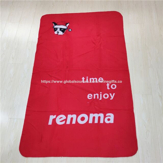Mantas de Forro Polar Personalizadas con Diseños y Logotipo de Marca - Manta de Viaje de Felpa Personalizada por Sublimación