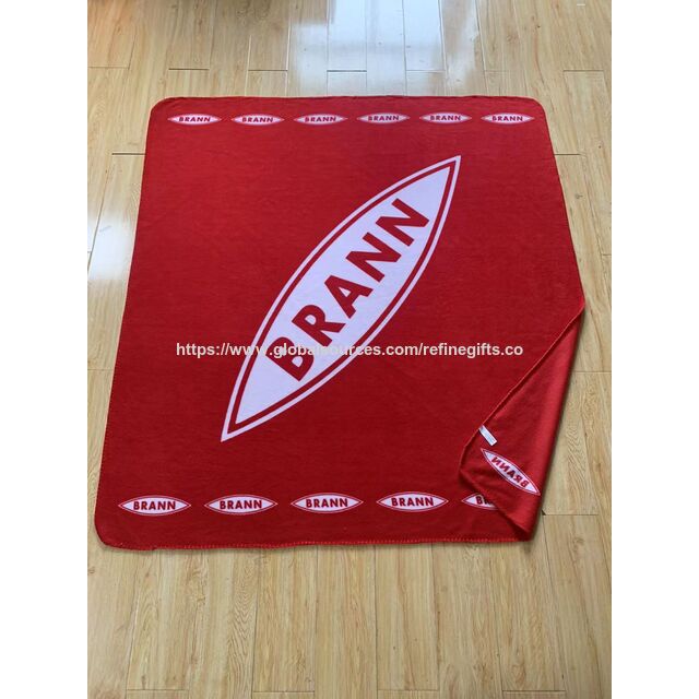 Mantas de Forro Polar Personalizadas con Diseños y Logotipo de Marca - Manta de Viaje de Felpa Personalizada por Sublimación