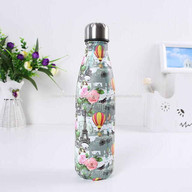 Vakuumflasche aus Edelstahl in Flaschenform, Fassungsvermögen 260ML/500ML/750ML verfügbar, Edelstahl in Lebensmittelqualität