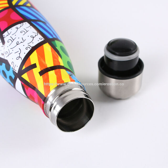 Vakuumflasche aus Edelstahl in Flaschenform, Fassungsvermögen 260ML/500ML/750ML verfügbar, Edelstahl in Lebensmittelqualität