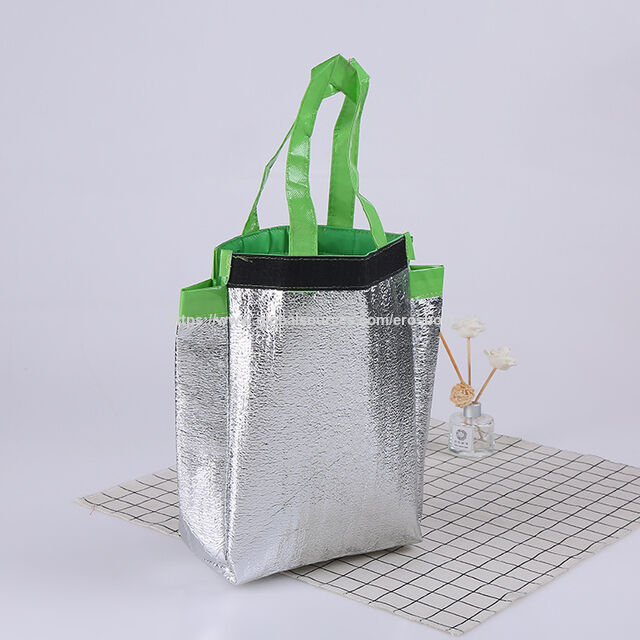 Sac isotherme fourre-tout, fabriqué en polyester/non-tissé, commandes OEM bienvenues, dimensions 29x21x34cm