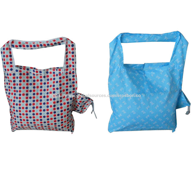 Faltbare Einkaufstaschen, Faltbare Taschen, Faltbare Tragetasche, Hergestellt aus 210D Nylon, OEM-Bestellungen sind willkommen, Druck: kundenspezifisch