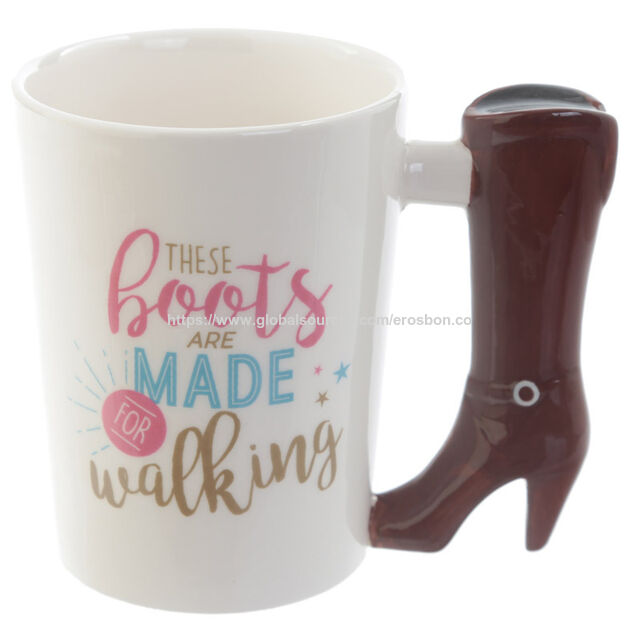 Taza de Cerámica con Asa en Forma de Lápiz Labial 3D Especial para Decoración del Hogar y Regalos, Diseños OEM son Bienvenidos.