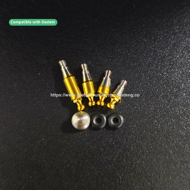 Pilar de Bola para Implante Dental Compatible con el Sistema OSSTEM para Retención Protésica Removible y Estabilidad a Largo Plazo