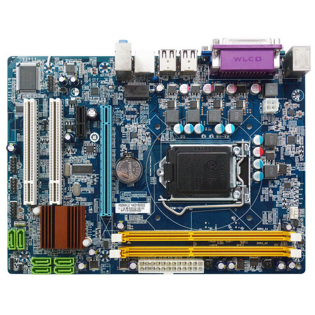 Placa Mãe LGA1156 DDR3 HM55 V1.01 Suporta Processador de Desktop i3-330M