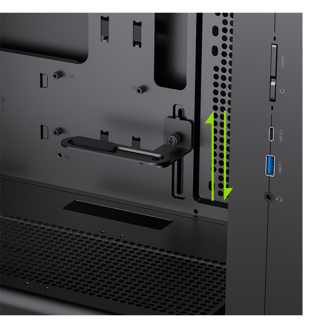 Gamemax Claw 360 MATX Caja Gaming con Diseño Anti-insectos Soporta GPUs de 420 mm, Refrigeración Líquida de 360 mm
