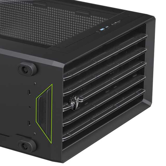 Gamemax Claw 360 MATX Caja Gaming con Diseño Anti-insectos Soporta GPUs de 420 mm, Refrigeración Líquida de 360 mm