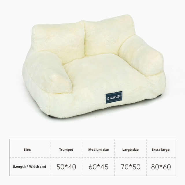 Waschbares Welpen-Schlafbett, Katzen-Sofa-Bett, Weiches Hundebett, Haustier-Deckenbett