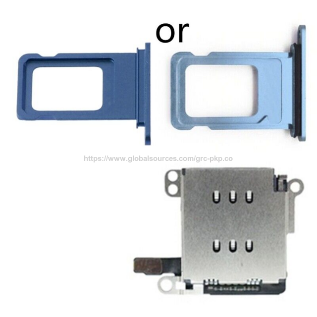 Dual SIM Kartenfach mit Leser Flexkabel für iPhone XR SIM Kartenleser Flexkabel