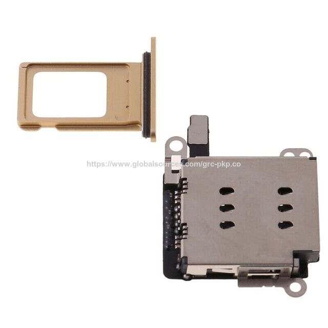 Dual SIM Kartenfach mit Leser Flexkabel für iPhone XR SIM Kartenleser Flexkabel