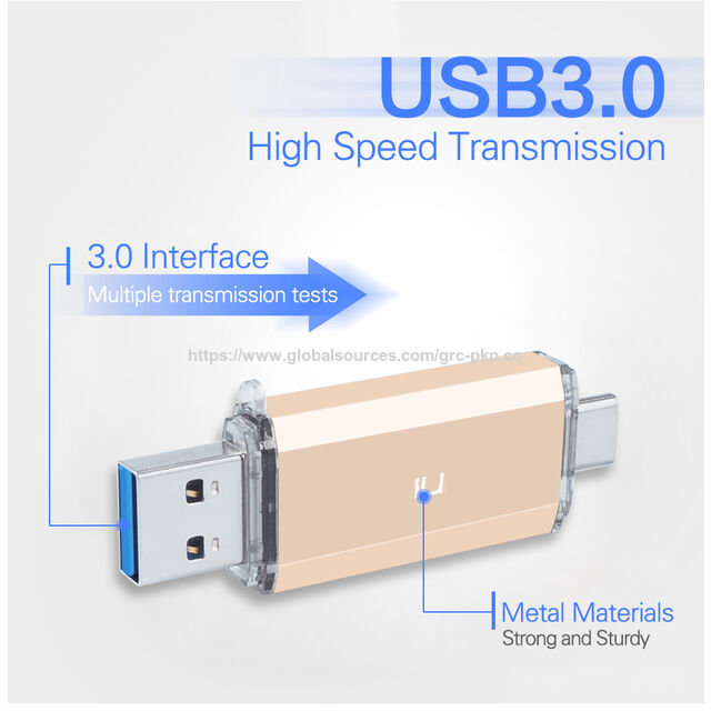 Memoria USB 2 en 1 OTG con Logo Personalizado, Nuevo Regalo, Tipo C, 32GB 3.0, 8GB, 16GB, 32GB, 64GB, 128GB - Pendrive USB para Promoción Empresarial