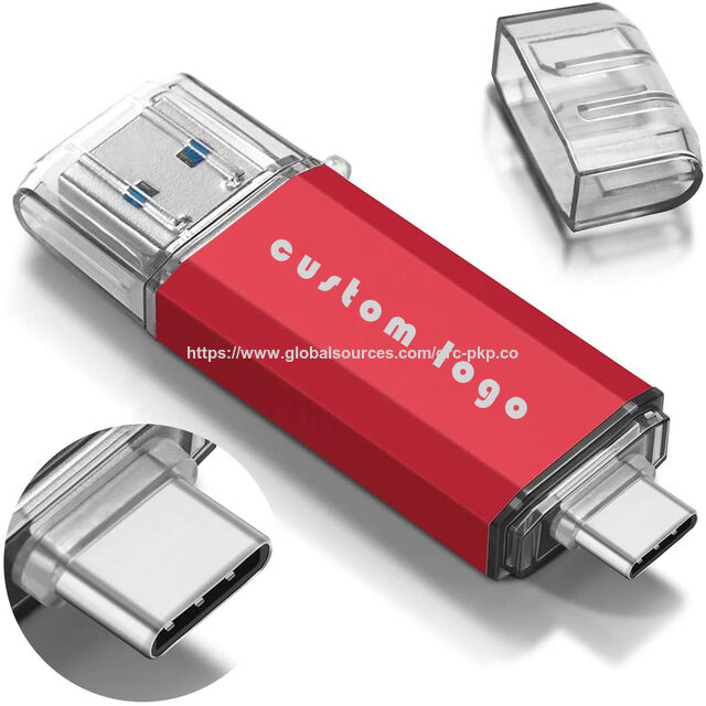 Memoria USB 2 en 1 OTG con Logo Personalizado, Nuevo Regalo, Tipo C, 32GB 3.0, 8GB, 16GB, 32GB, 64GB, 128GB - Pendrive USB para Promoción Empresarial