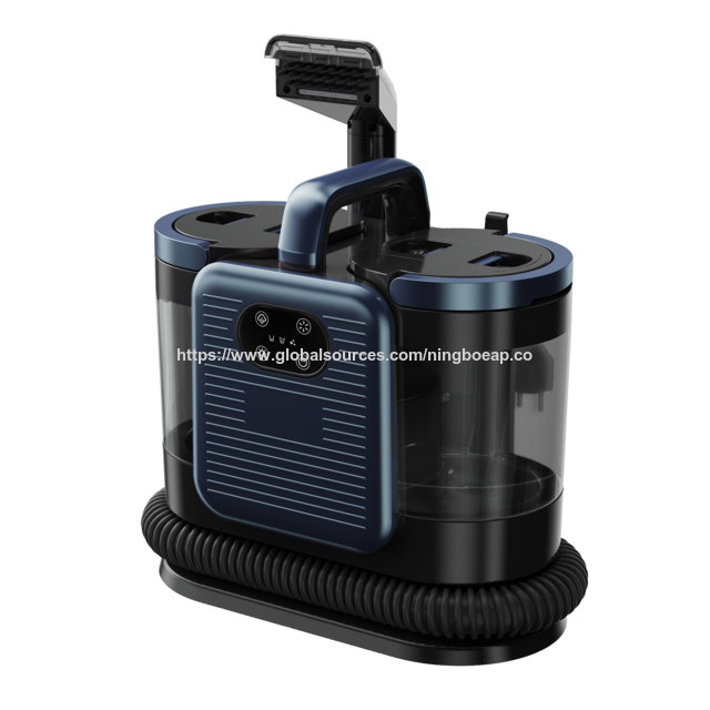 Aspirador de vapor para carpetes e sofás de 1650W, sucção de 15000Pa, esterilização a vapor quente, operação simples, leve, tela sensível ao toque - 4 modos de limpeza