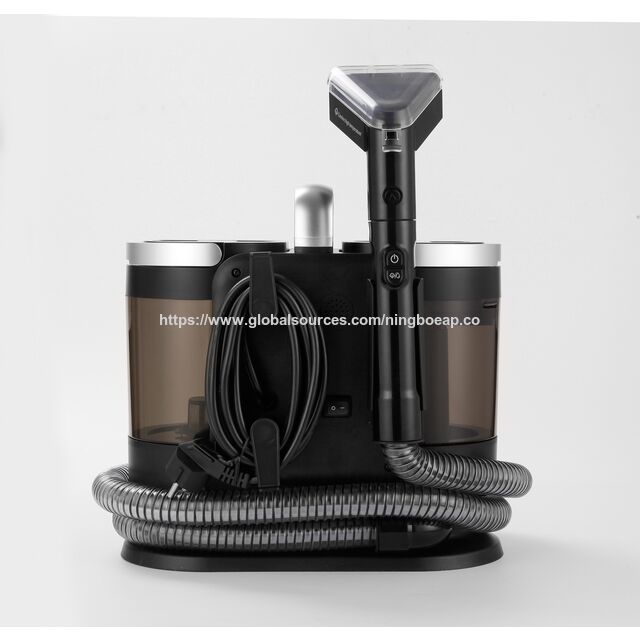 Aspirador de vapor para carpetes e sofás de 1650W, sucção de 15000Pa, esterilização a vapor quente, operação simples, leve, tela sensível ao toque - 4 modos de limpeza