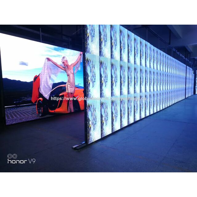 Pantalla LED para exteriores P4.81 de alto brillo, pantalla de pared LED SMD