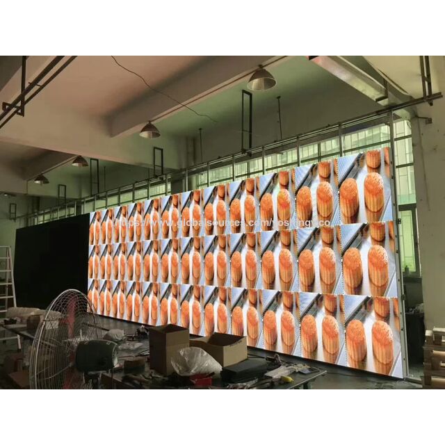 Promoción de Año Nuevo a bajo precio pantalla LED para exteriores P4 para instalación en pared