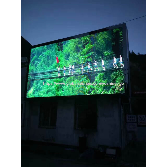 Promoción de Año Nuevo a bajo precio pantalla LED para exteriores P4 para instalación en pared