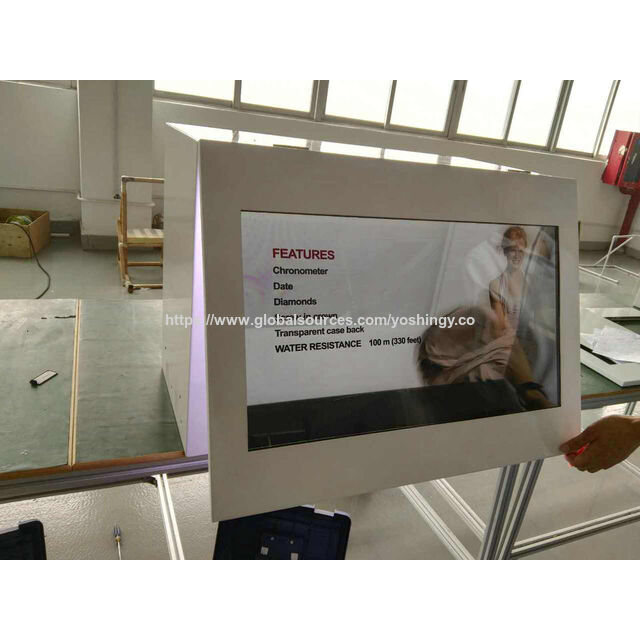 Transparentes Display Panel 15" 18.5" 21.5" 32" 43" 55" 65" 75" 85" Transparentes LCD Display für Geschäftsanwendungen
