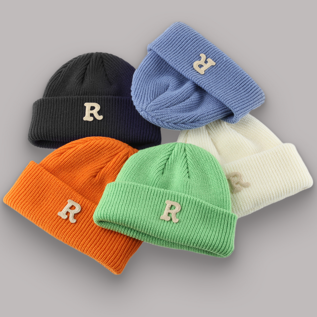 Fabrik Großhandel Winter Verdickte Warme Ohrenklappen Strickmütze Einfarbig Unisex Handgemachte Mütze für Kaltes Wetter Hip-Hop Street Wear