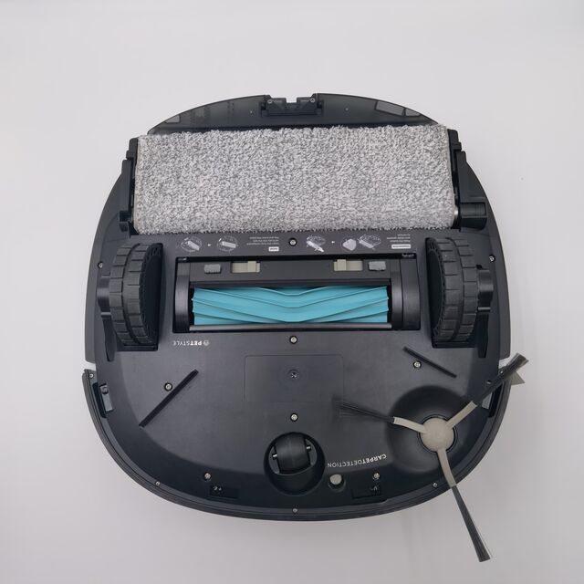 Saugroboter mit selbsterleerender Staubbox und rotierender Wischfunktion, Crawler-Mop-Design, LDS-Lidar-Navigation/dTOF-Linienlaser, Anti-Verhedderungs-Design