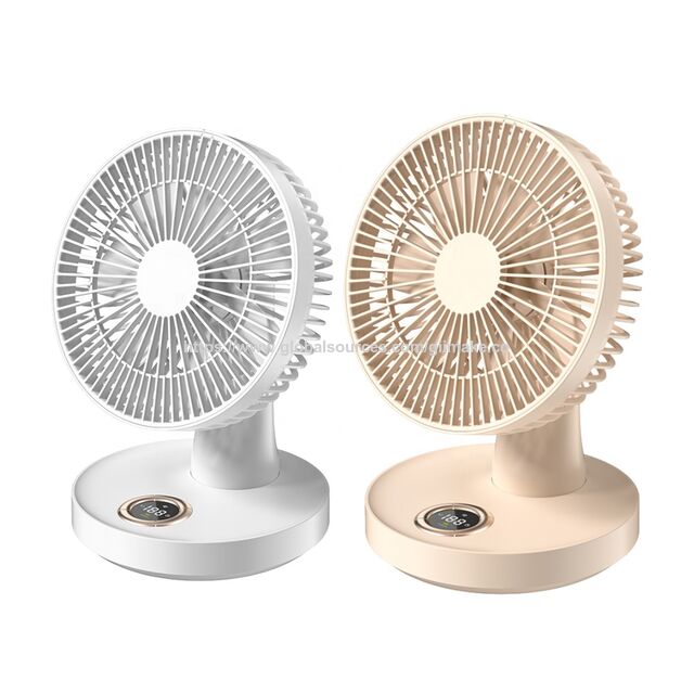 Mini Ventilateur USB Portable à Batterie, Design Unique pour Bureau, Rechargeable et Sans Fil, Idéal pour Voiture, Camping-Car et Camping