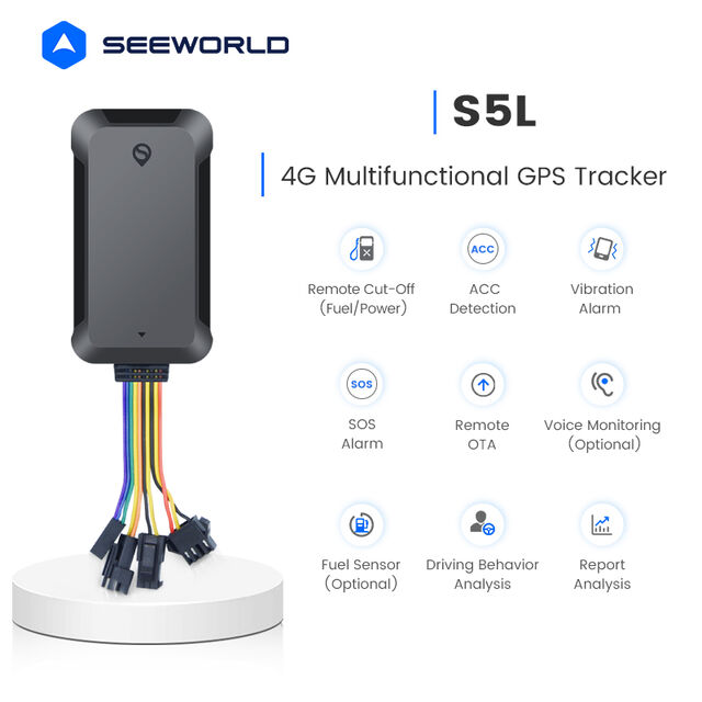 جهاز تحديد المواقع GPS بسعر المصنع مع مستشعر الوقود وقطع طاقة المحرك عن بعد وضمان لمدة عام