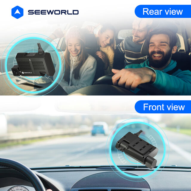 SEEWORLD كاميرا لوحة القيادة مزدوجة 1080P GPS مع مستشعر ADAS و DMS لمراقبة السيارات والشاحنات والحافلات