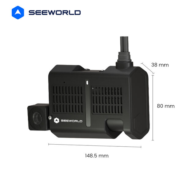 SEEWORLD كاميرا لوحة القيادة مزدوجة 1080P GPS مع مستشعر ADAS و DMS لمراقبة السيارات والشاحنات والحافلات