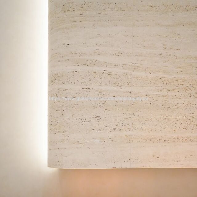 Decoração de Parede Pedra Travertino Artificial Atacado Azulejos Flexíveis Dobráveis à Prova de Fogo para Exterior e Interior de Alta Qualidade