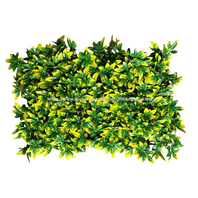 Jardín Vertical Interior Decorativo Pared Verde Artificial con Flores de Hierba de Plástico Plantas Artificiales