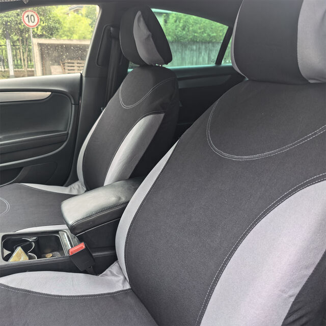 Vente Directe du Fabricant : Housses de Siège Auto 5 Pièces Recouvrant l'Ensemble du Siège avec Fermeture Éclair Arrière - Design Classique, Meilleures Ventes Transfrontalières