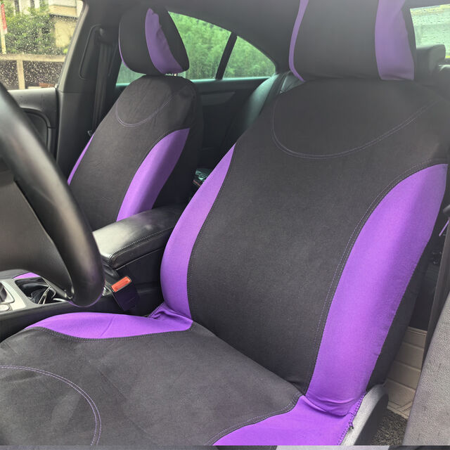Vente Directe du Fabricant : Housses de Siège Auto 5 Pièces Recouvrant l'Ensemble du Siège avec Fermeture Éclair Arrière - Design Classique, Meilleures Ventes Transfrontalières