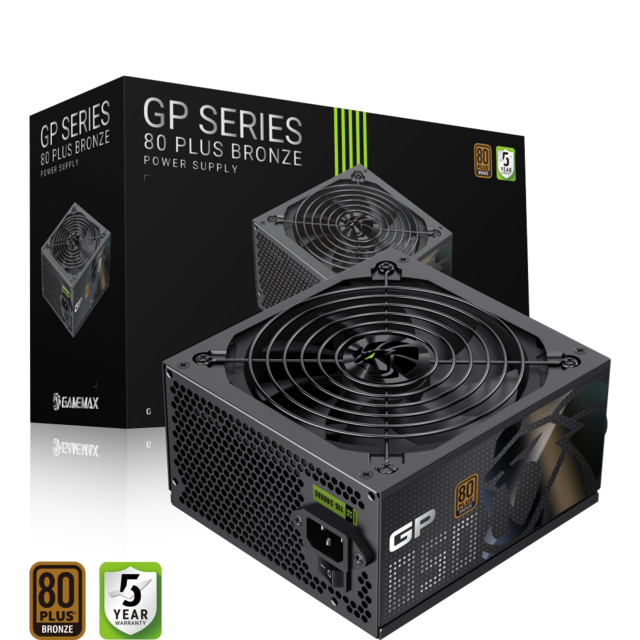 Fuente de Alimentación ATX de Alta Gama Gamemax 450W~850W 80 Plus Bronze DC a DC Ventilador de 14 cm para PC