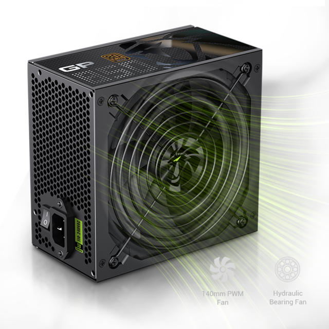 Fuente de Alimentación ATX de Alta Gama Gamemax 450W~850W 80 Plus Bronze DC a DC Ventilador de 14 cm para PC