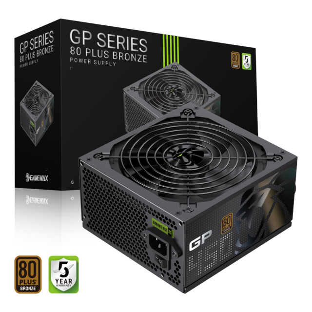 Fuente de Alimentación ATX de Alta Gama Gamemax 450W~850W 80 Plus Bronze DC a DC Ventilador de 14 cm para PC