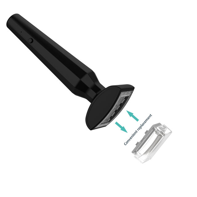 Système de régénération capillaire Alpha Infuse 4-en-1 avec lumière rouge électrique et technologie de microcourant pour masseur de tête et de cuir chevelu